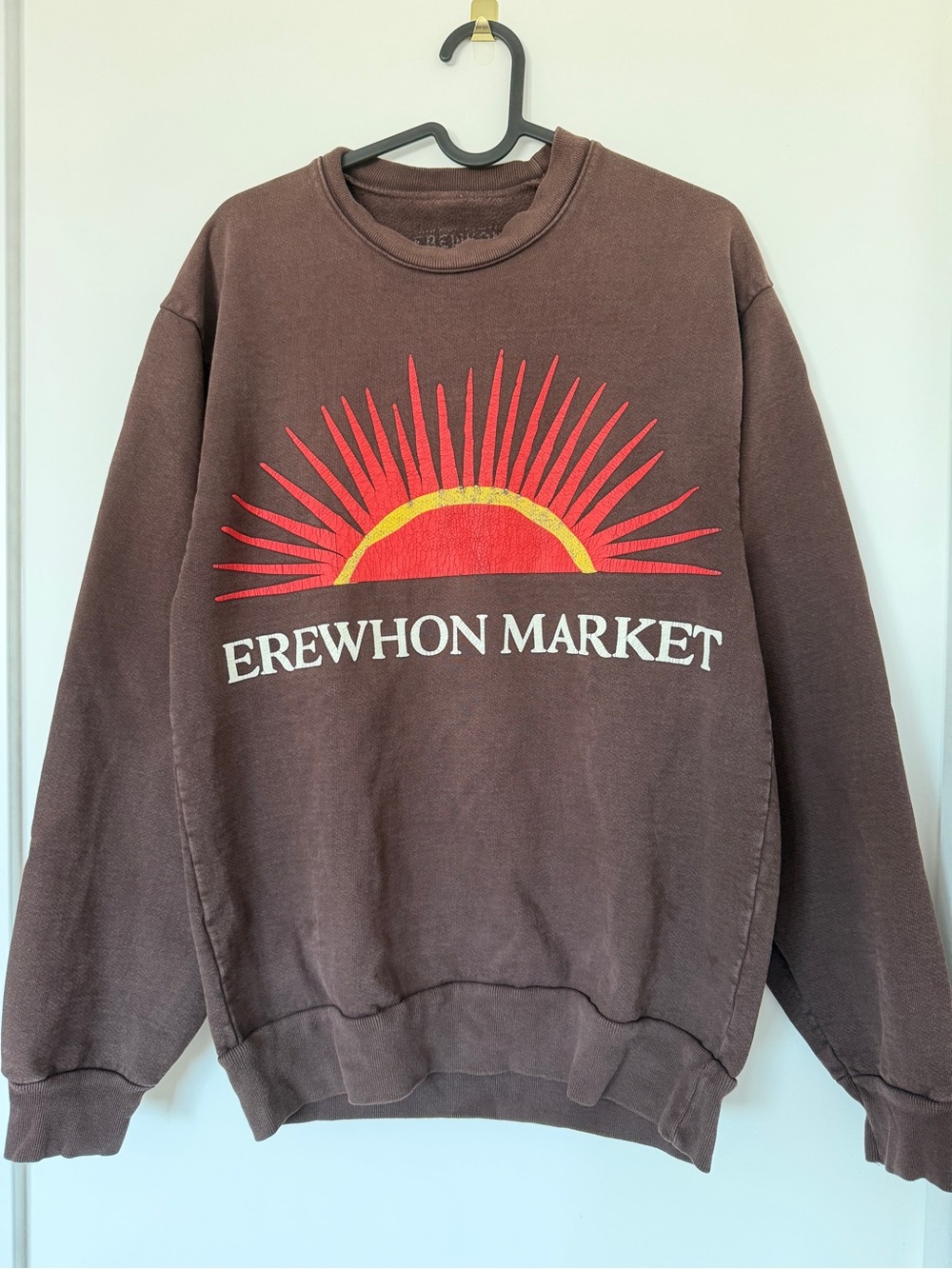 Erewhon x Cactus Plant Flea Market Brown Sweatshirt - MEN’S SMALL